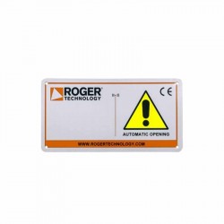 Plaque de signalisation Roger Technology R99/C/001