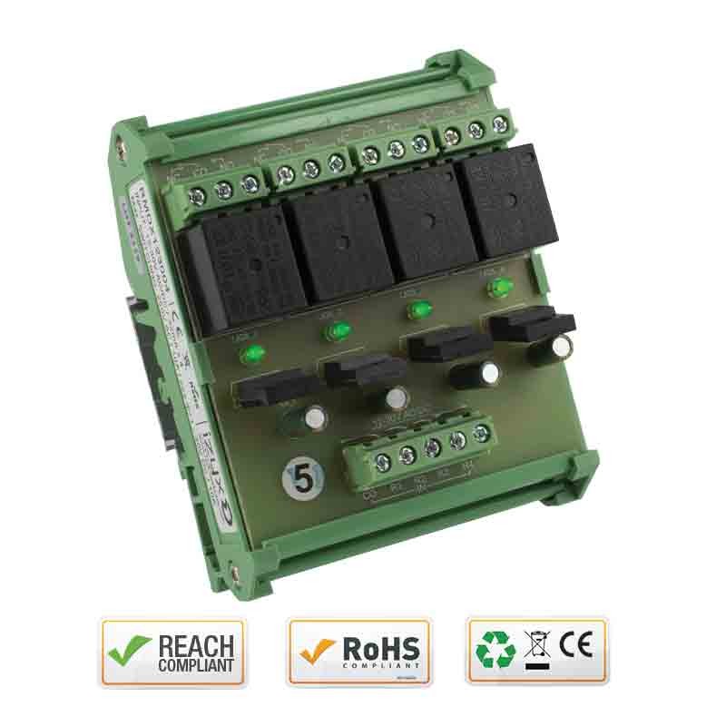 Module 1 relais pour rail DIN Izyx RMDX123004