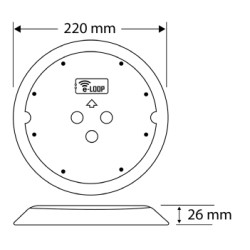 Dimensions du E-Loop enterré