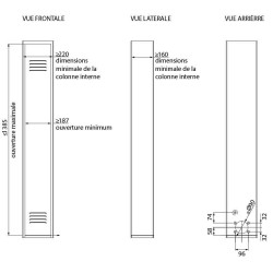 Préparation pour l'installation du motoréducteur High Speed Brushless Roger Technology TW110/1000/HS