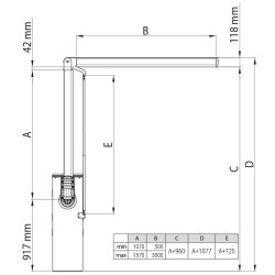 Mise en place du Joint avec articulation 90° avec tirant inférieur Roger Technology SND/BA/91/DW