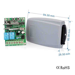 Dimensions du récepteur universel wifi HDM433/2W