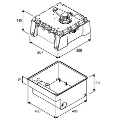 Dimensions du moteur Beninca DU.350N