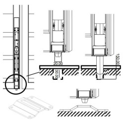 Schéma technique du verrouillage TOMALOK TL SB 150 K