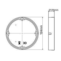 Dimensions du détecteur de véhicules Gilbert AERF 006646