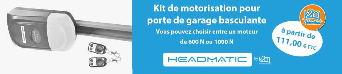 HEADMATIC Kit de motorisation pour porte de garage basculante